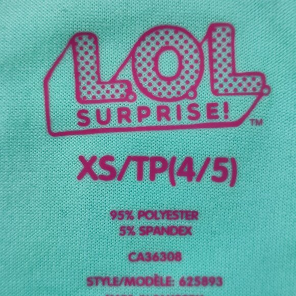 L.O.L. Surprise ! pullover girls size XS (4/5) white mint with graphic design - Picture 4 of 6